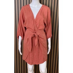 sachin and babi light blue dress Terracotta Maxi Dress With Sleeves